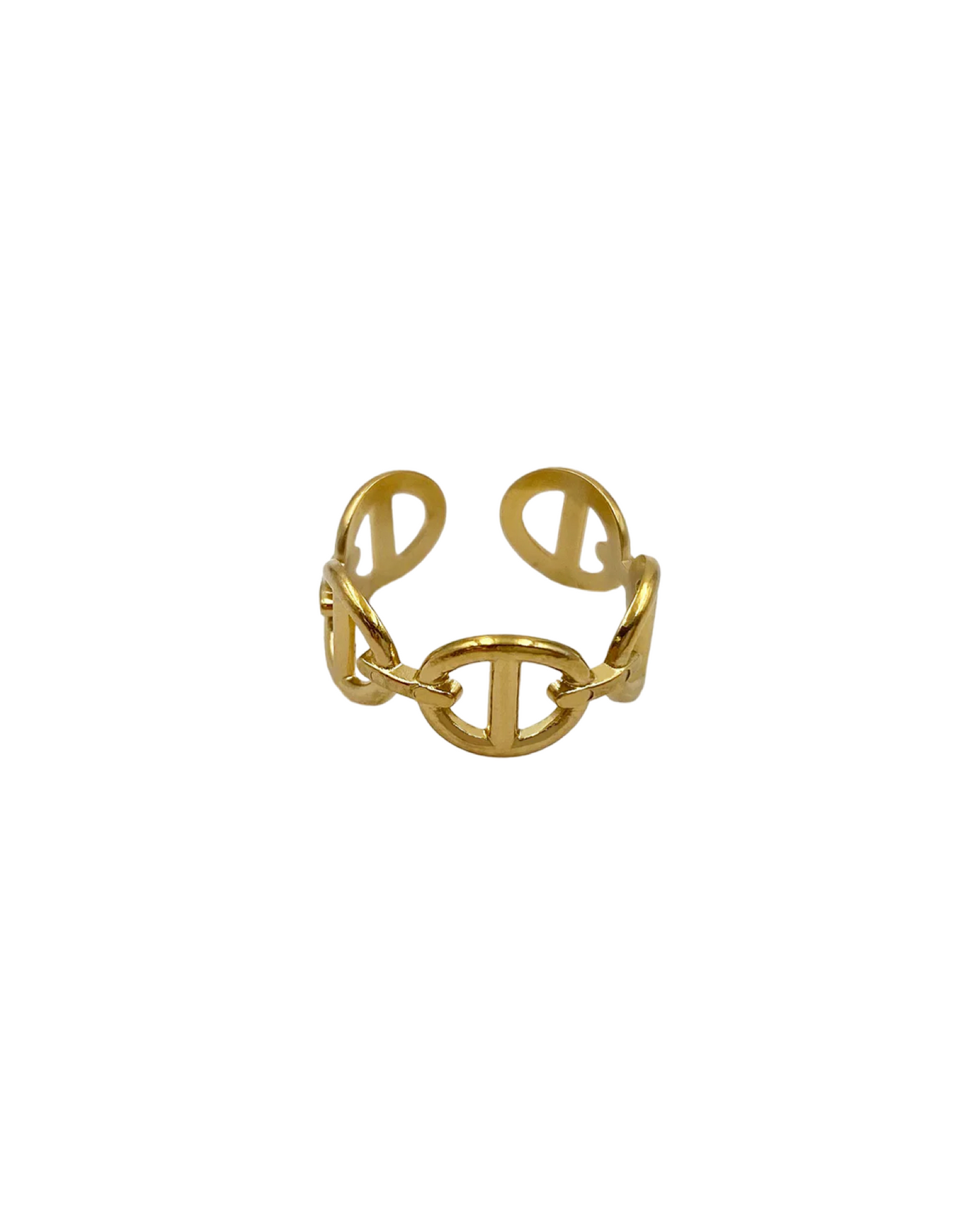 Large Open Link Mariner Ring