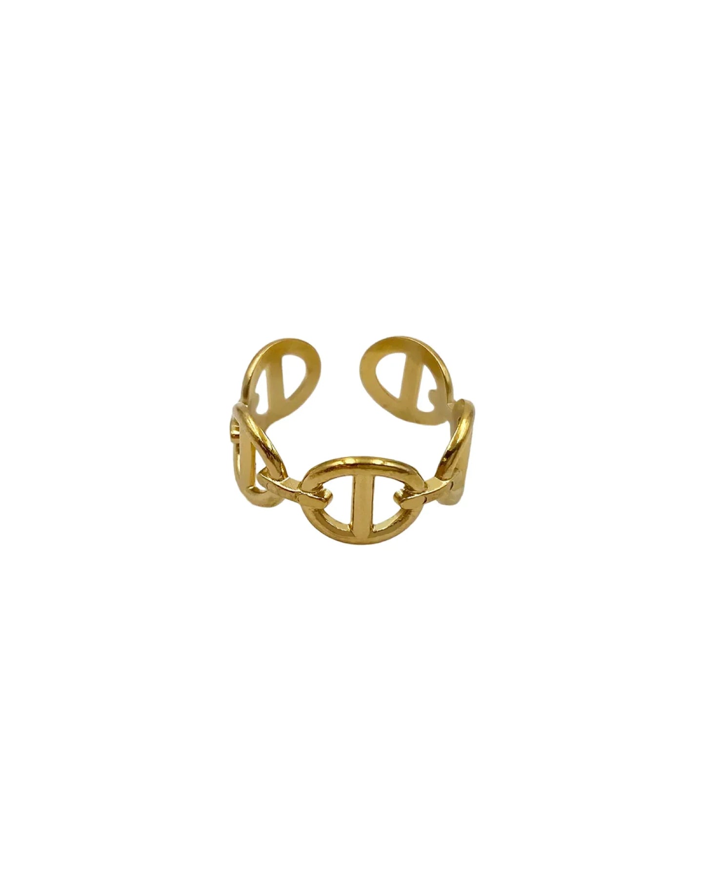 Large Open Link Mariner Ring