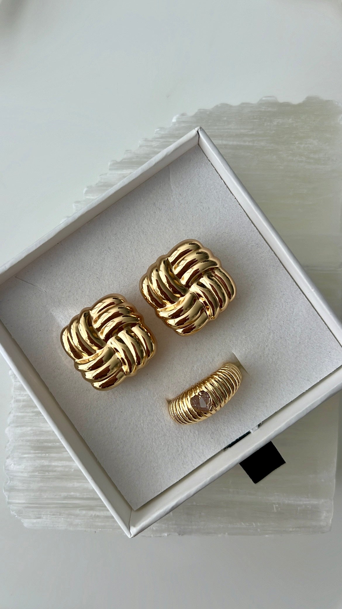 Chunky Square Earrings