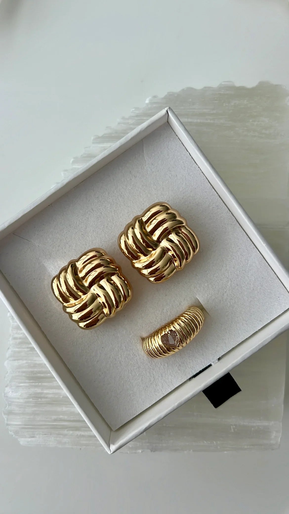 Chunky Square Earrings