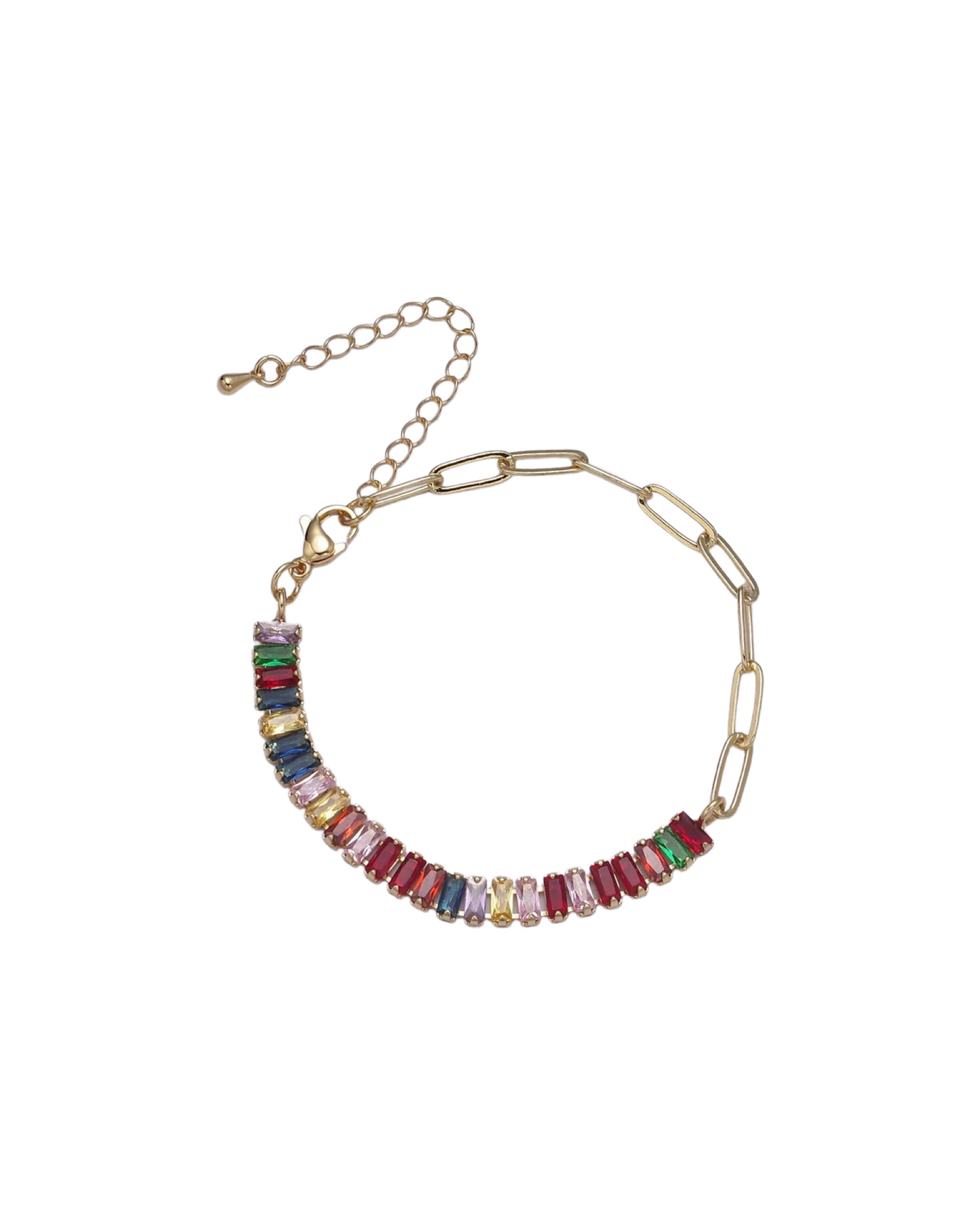 Paperclip Baguette Bracelet