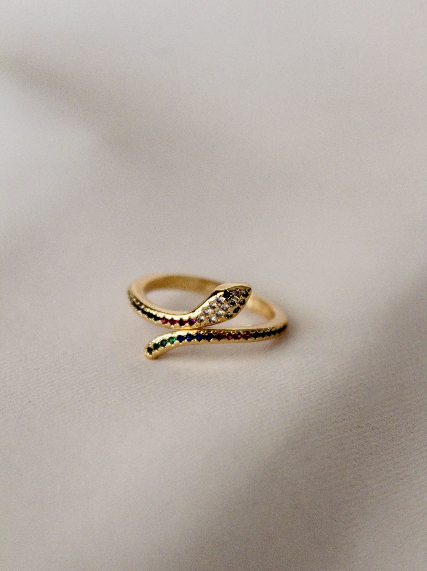 Holly Colored Snake Ring