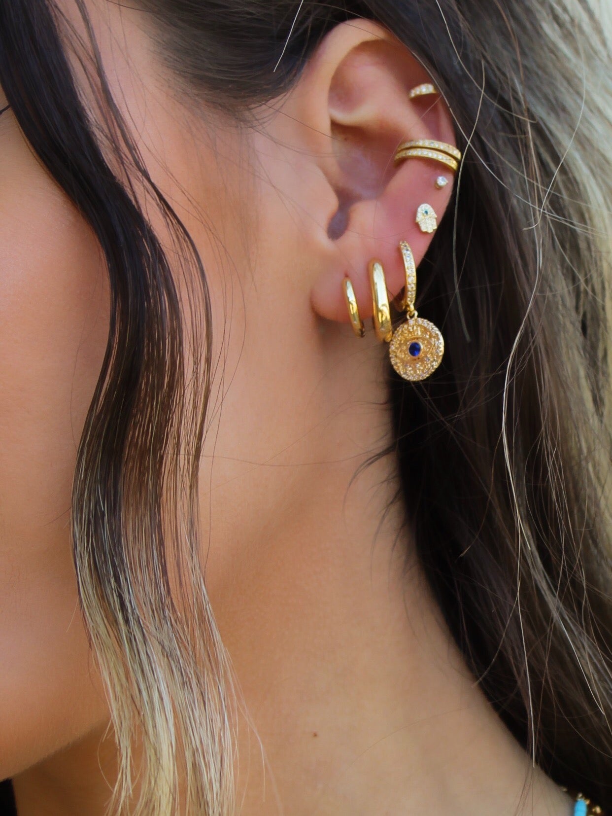 Baby Hamsa Studs