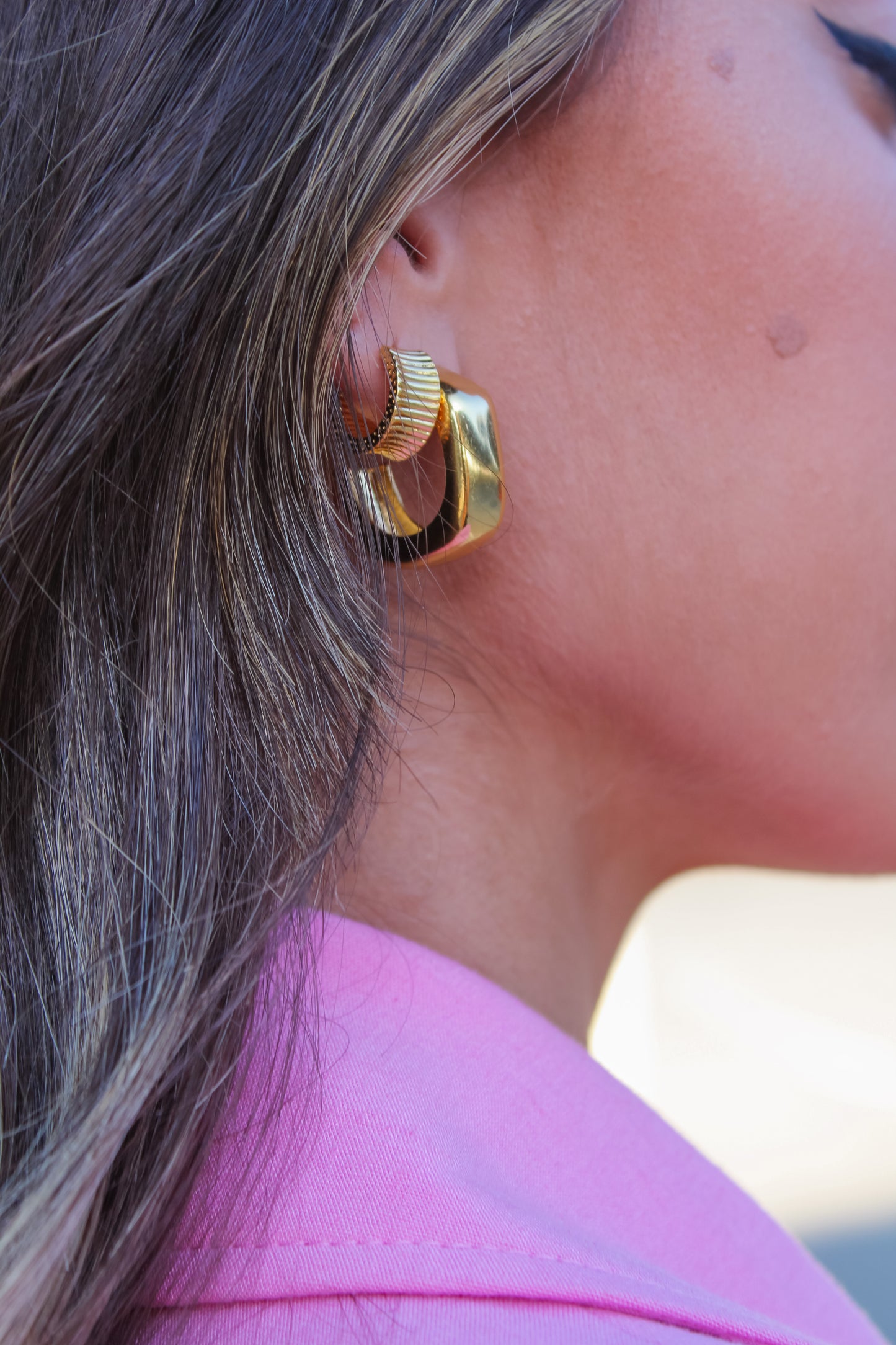 Positano Hoop Studs