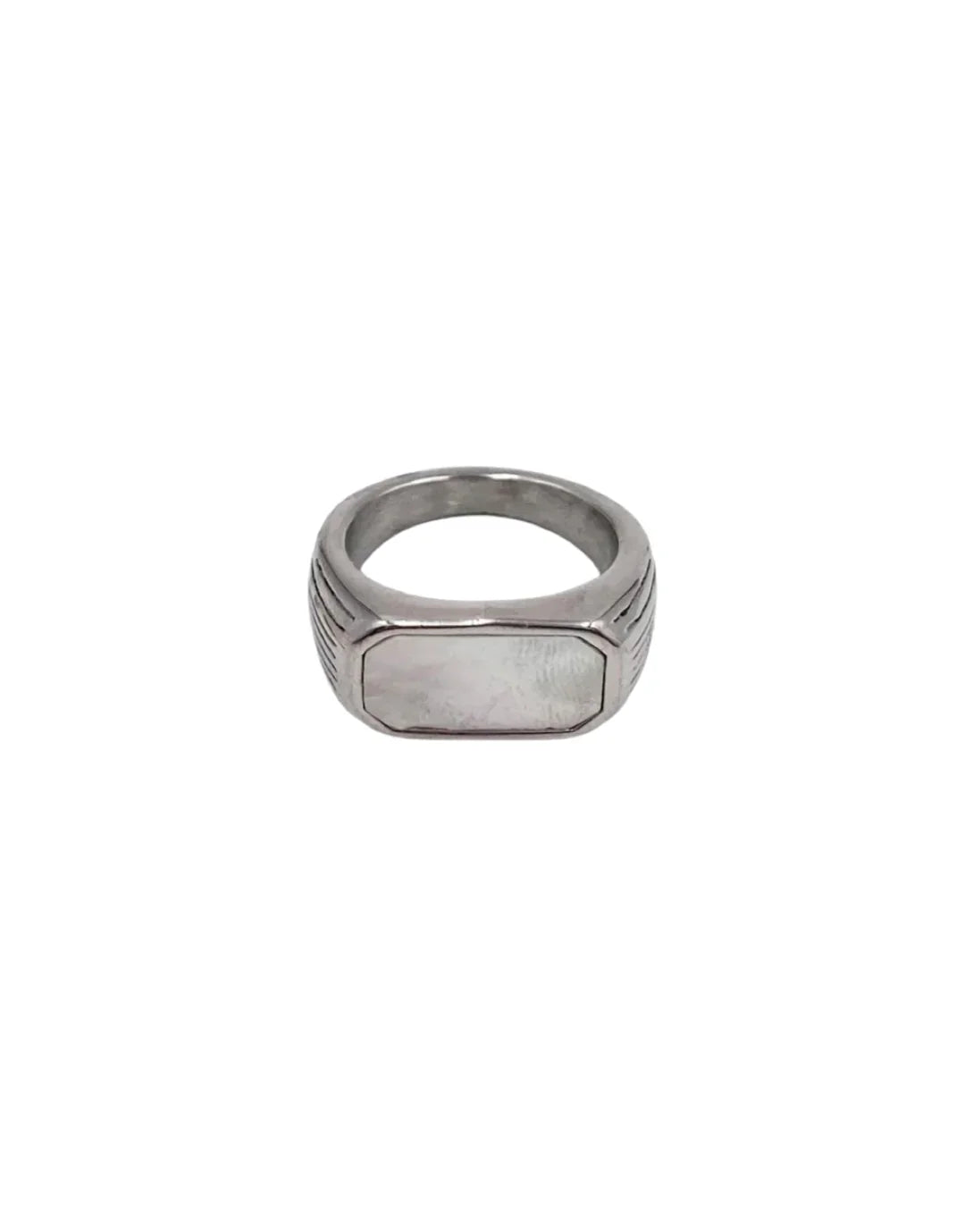 Mother of Pearl Signet Ring