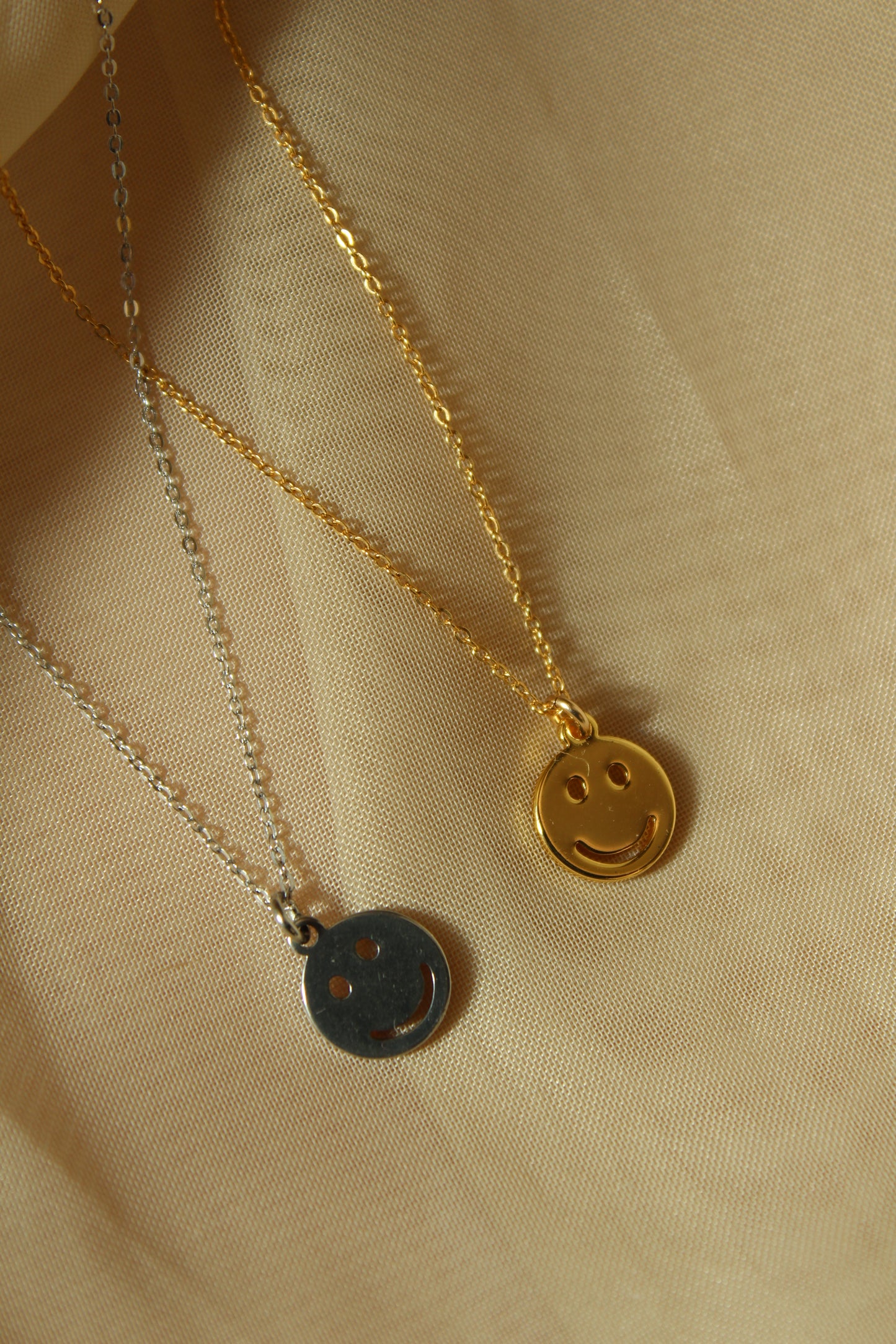 Mini Happy Face Necklace