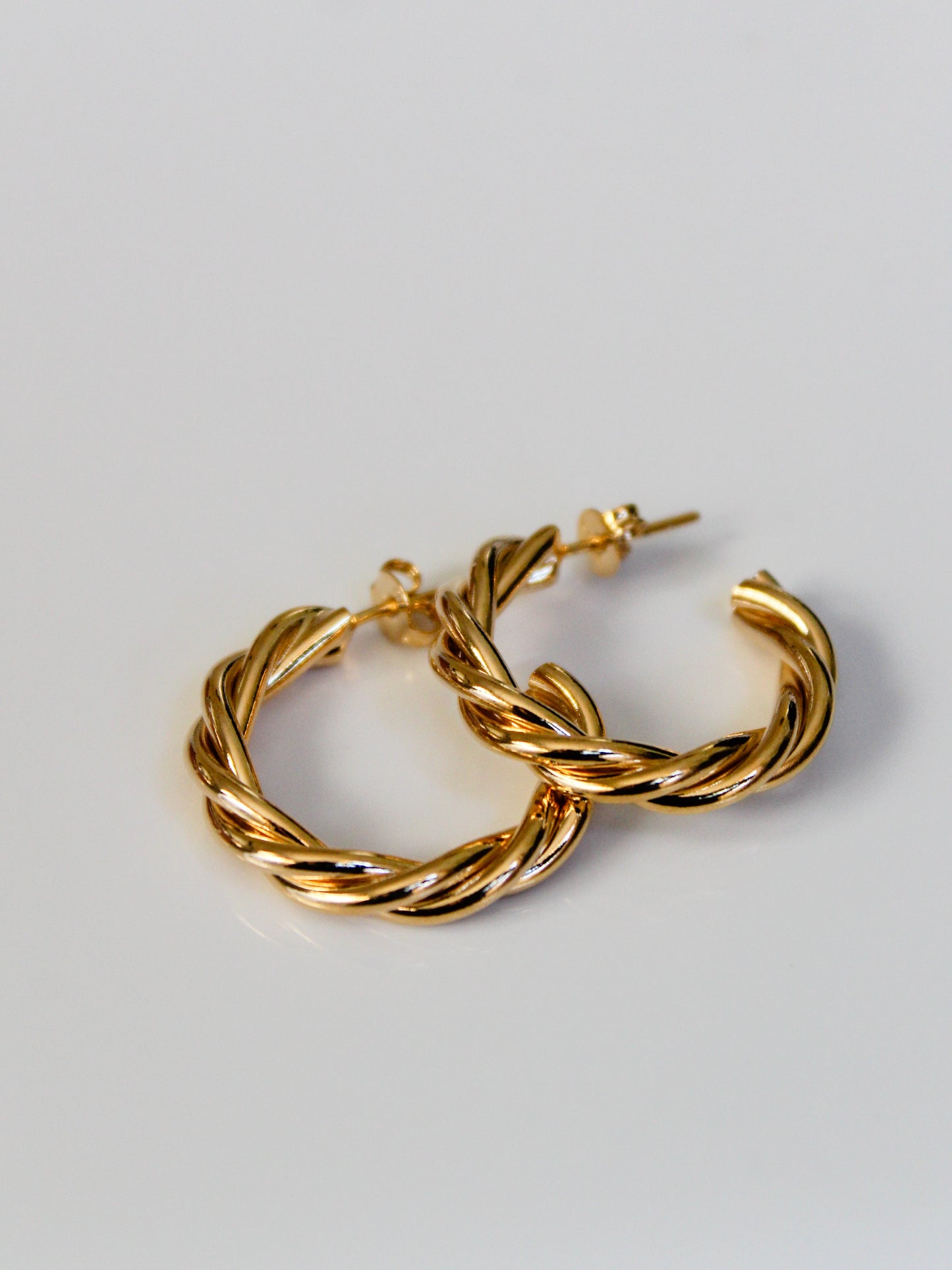 Paris Twisted Hoops