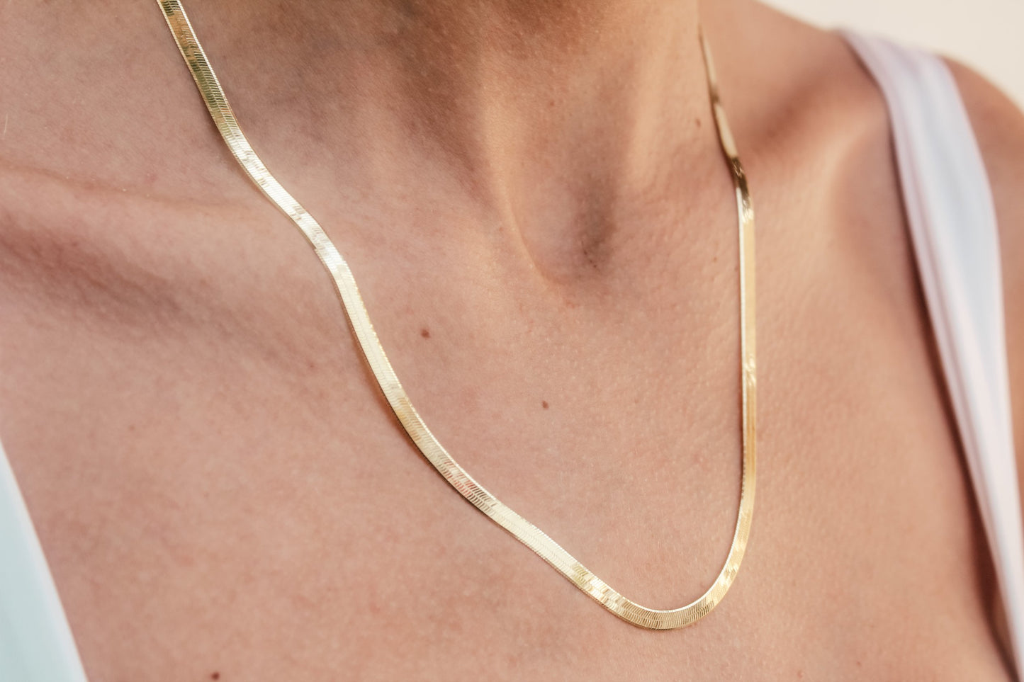 Haley Herringbone Chain