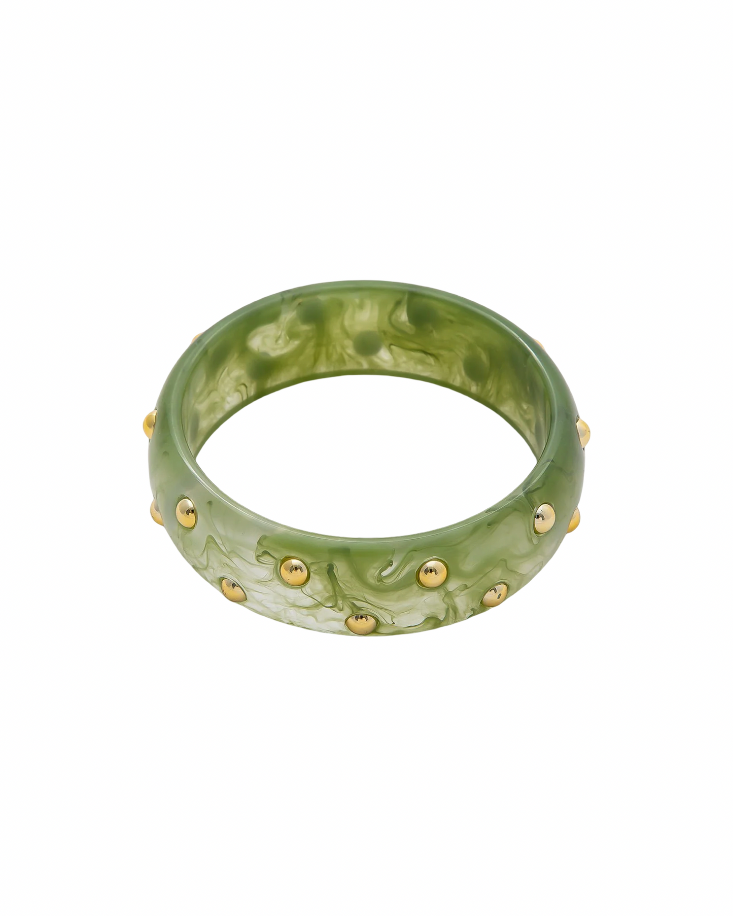Monaco Color Pop Resin Statement Bangle | Colorful Acrylic Bracelet