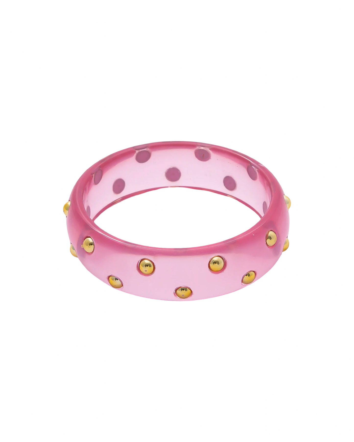 Monaco Color Pop Resin Statement Bangle | Colorful Acrylic Bracelet