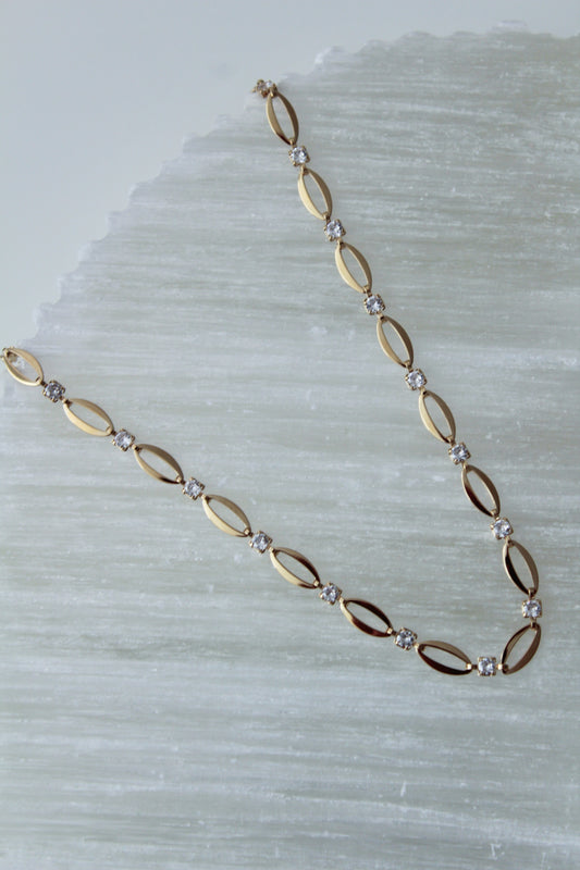 Liana Oval Paperclip Chain