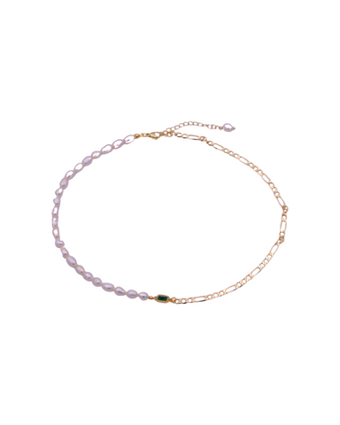 Emerald Pearl Necklace