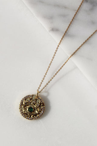 Emerald Eye Necklace
