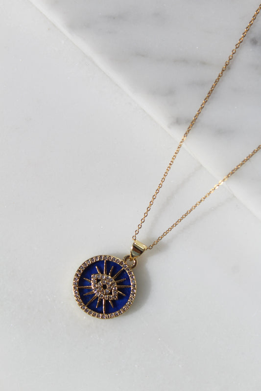 Lapis Lazuli Eye Necklace