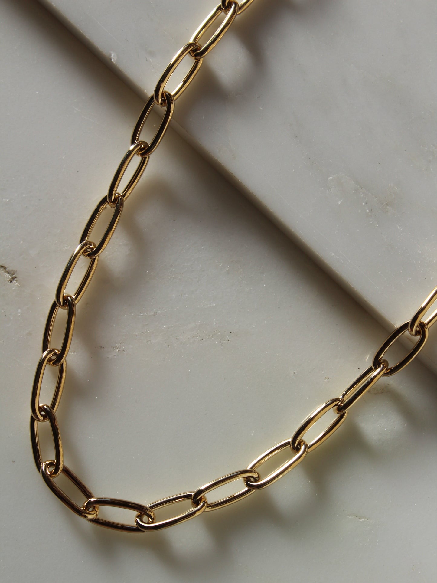 Large Oval Paperclip Chain Bracelet