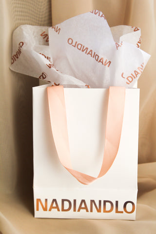 Nadiandlo Gift Bag w/ Tissue Paper